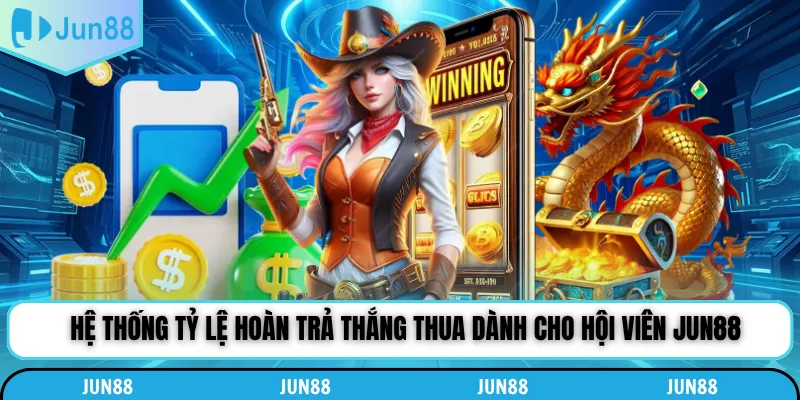 Hệ thống tỷ lệ hoàn trả thắng thua dành cho hội viên Jun88